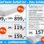 Unsere Schlafaktion ist da – Komfort zum Vorteilspreis!